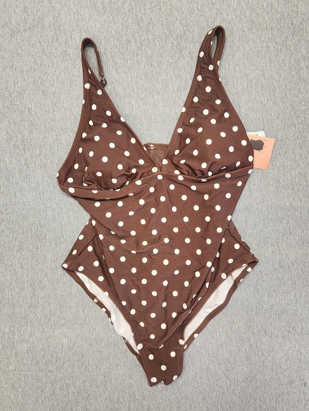 Shade & Shore Women’s Polka‑Dot Tummy‑Control Full‑Coverage One‑Piece Swimsuit